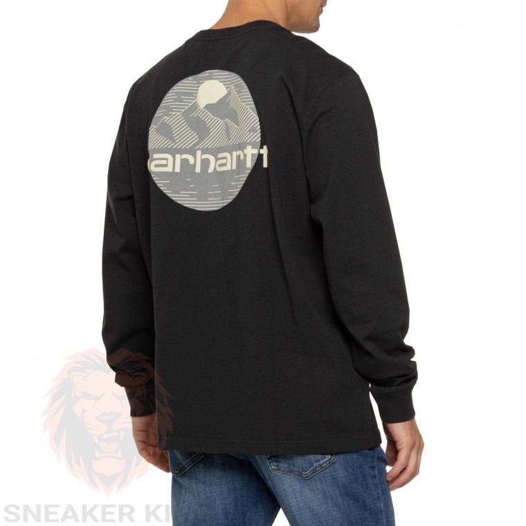 Лонгслів Carhartt Heavyweight Mountain Graphic long sleeve 105955 001